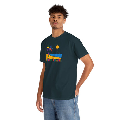 BEACH, PLEASE! Unisex Heavy Cotton Tee