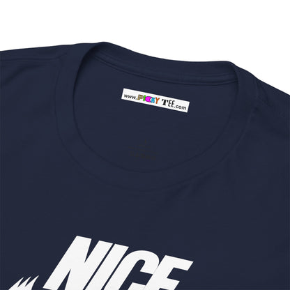 NICE... JUST BE. Unisex Heavy Cotton Tee