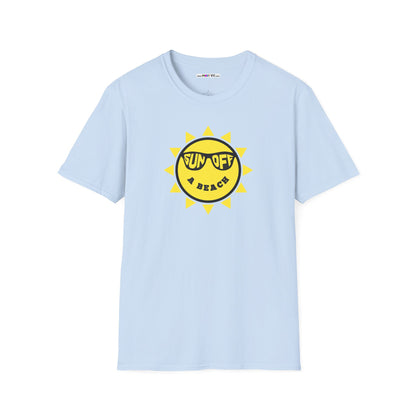 SUN OFF A BEACH Unisex Softstyle 100% Cotton T-Shirt