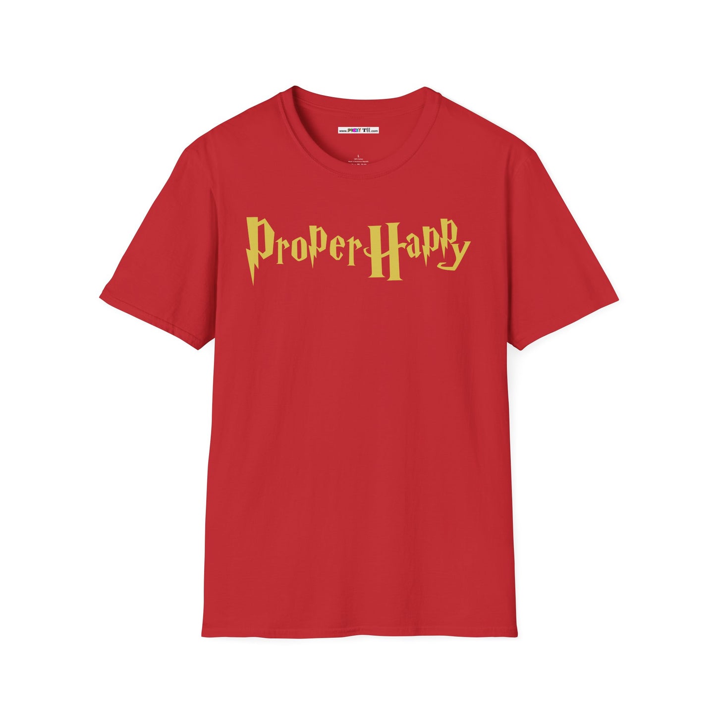 Proper Happy Unisex Softstyle 100% Cotton T-Shirt