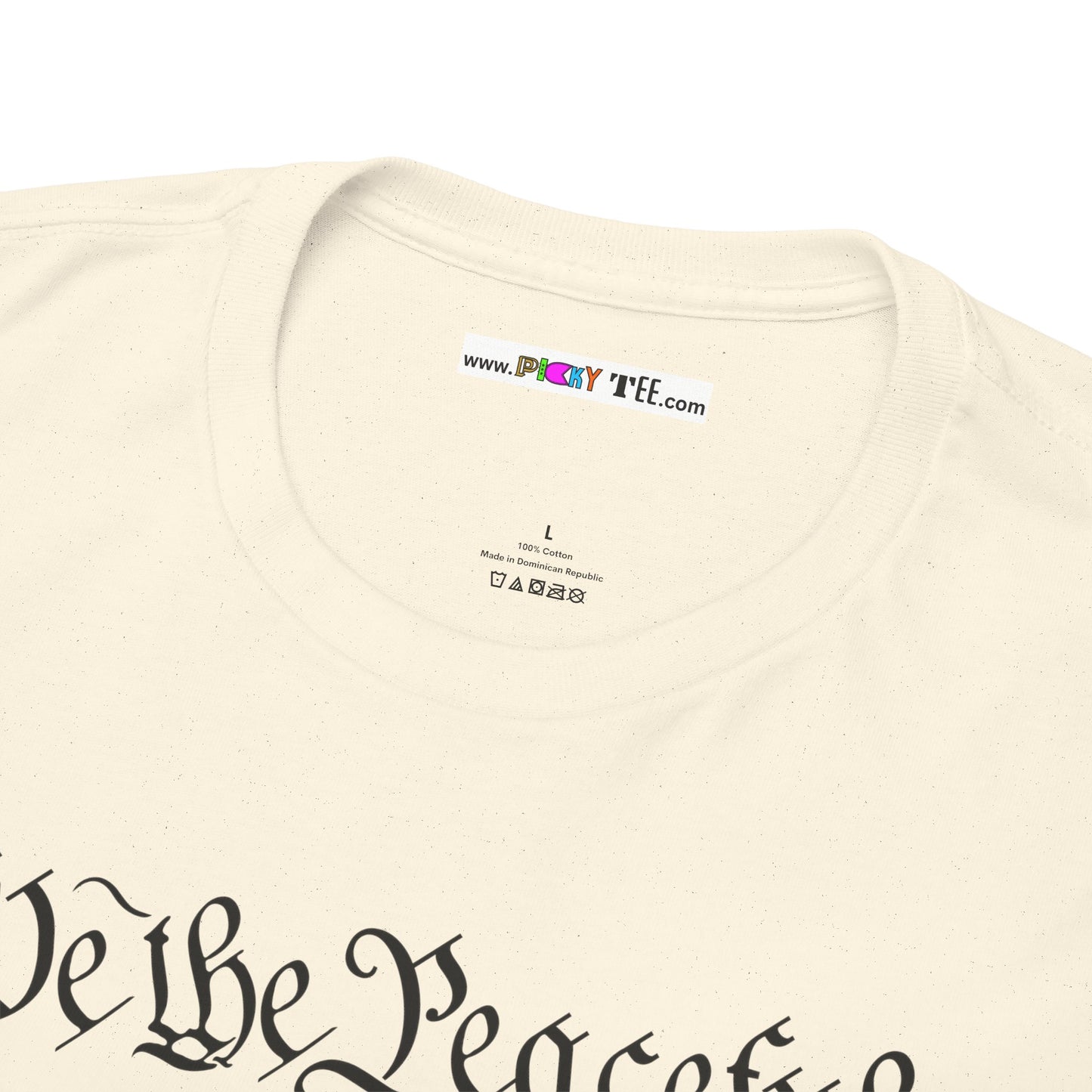 WE THE PEACEFUL Unisex Heavy Cotton Tee