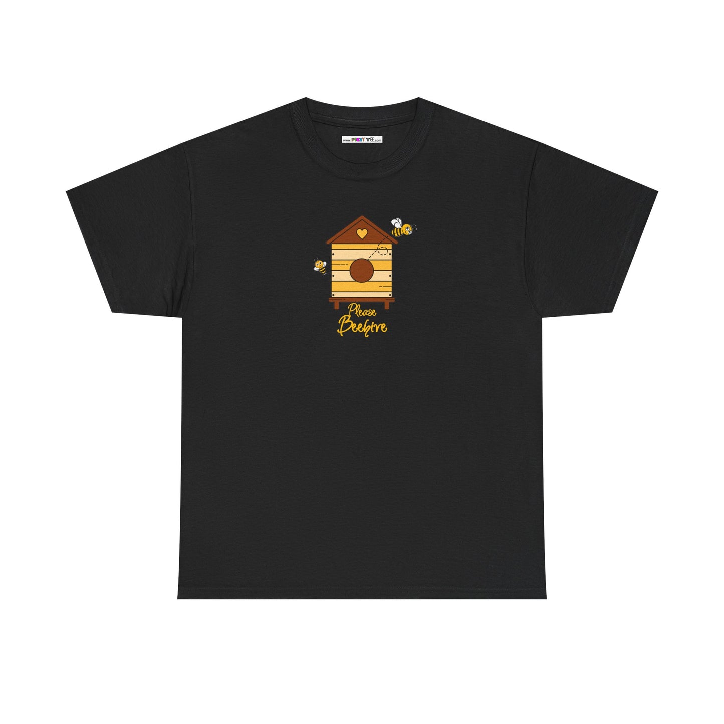Please Beehive Unisex Heavy Cotton Tee