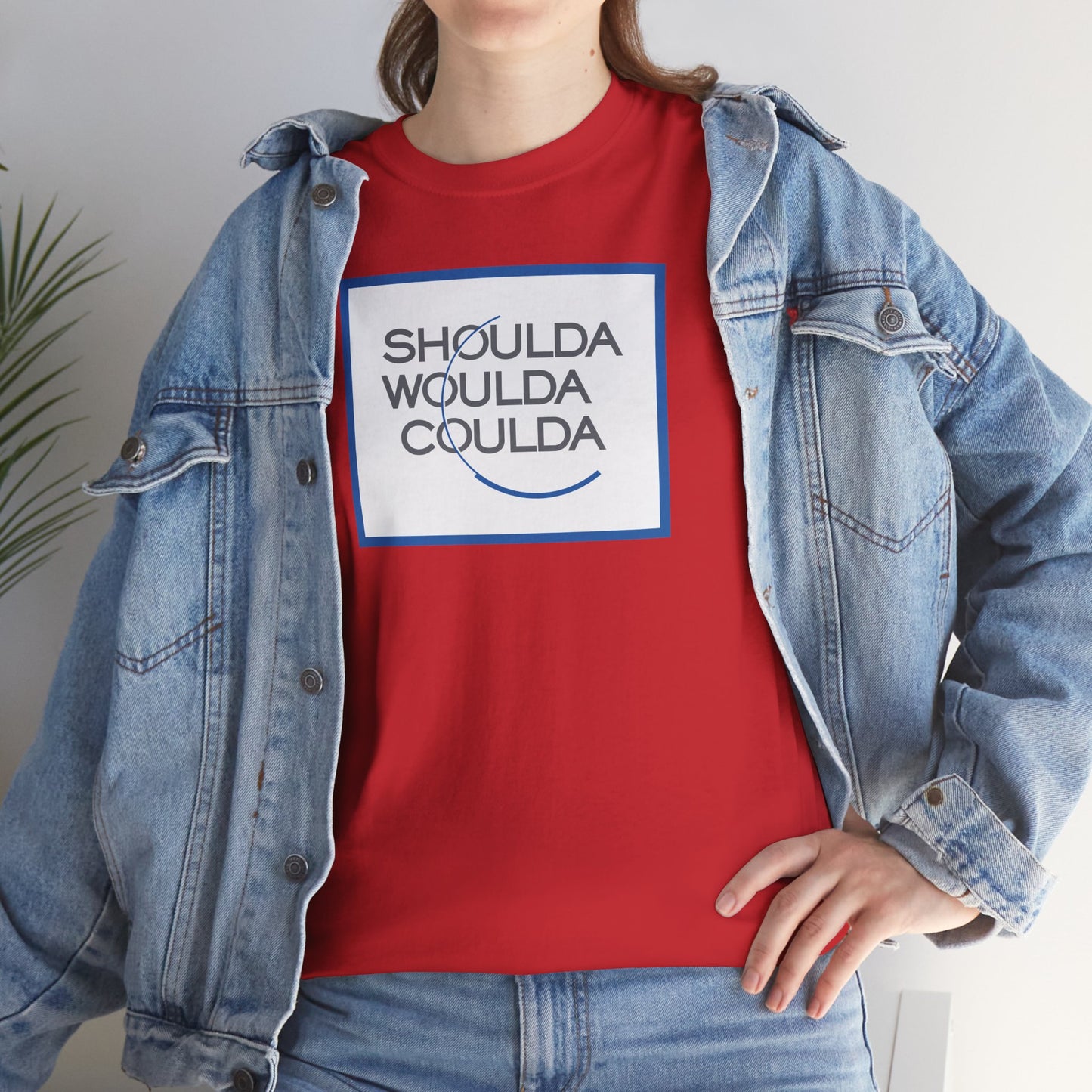 SHOULDA WOULDA COULDA Unisex Heavy Cotton Tee