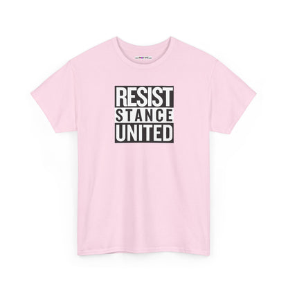RESIST STANCE UNITED Unisex Heavy Cotton Tee
