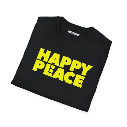 HAPPY PLACE/PEACE Unisex Softstyle 100% Cotton T-Shirt