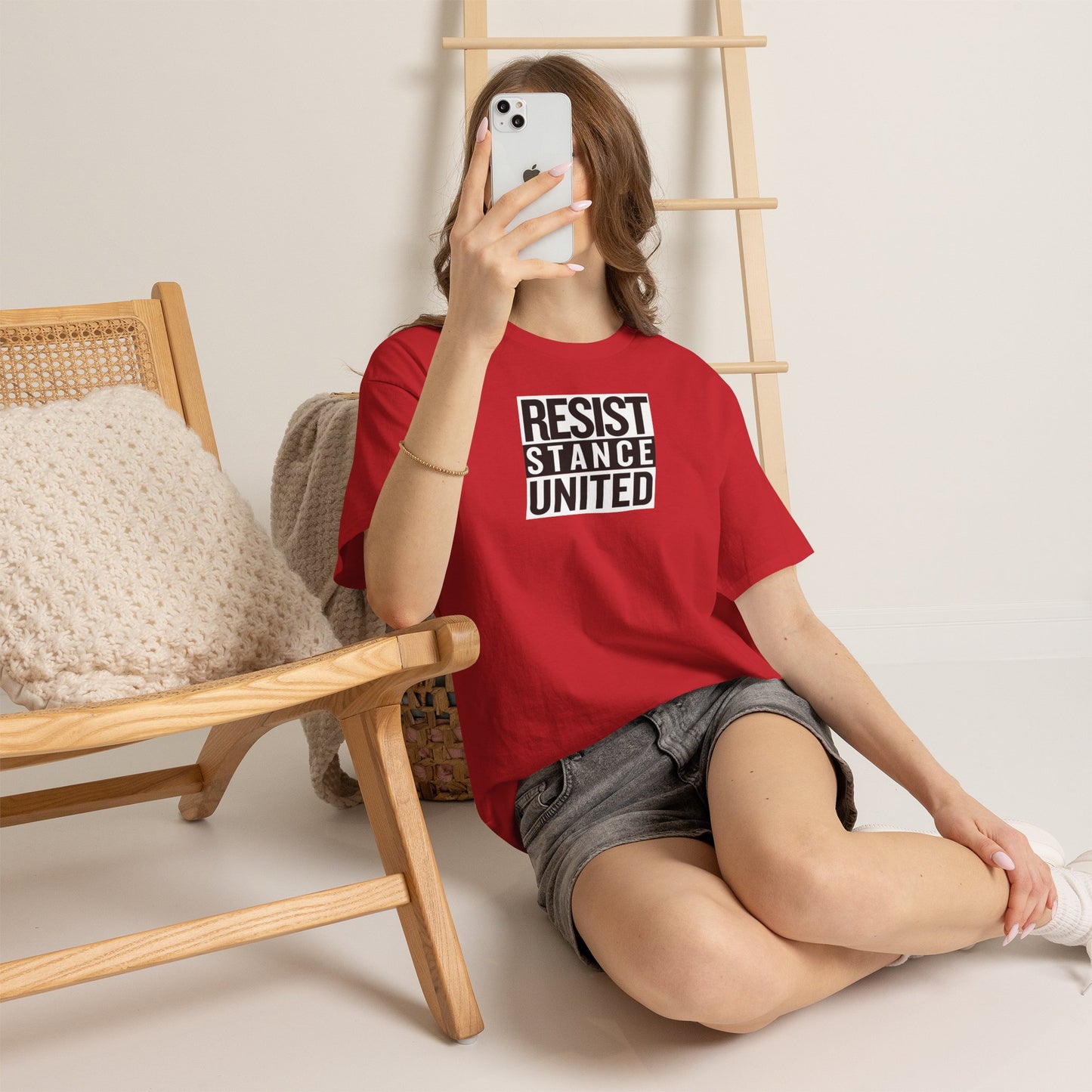 RESIST STANCE UNITED Unisex Heavy Cotton Tee