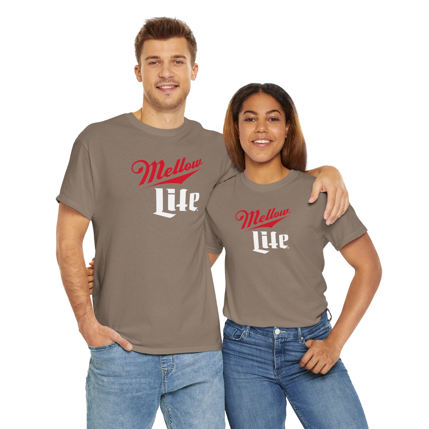 MELLOW LIFE Unisex Heavy Cotton Tee
