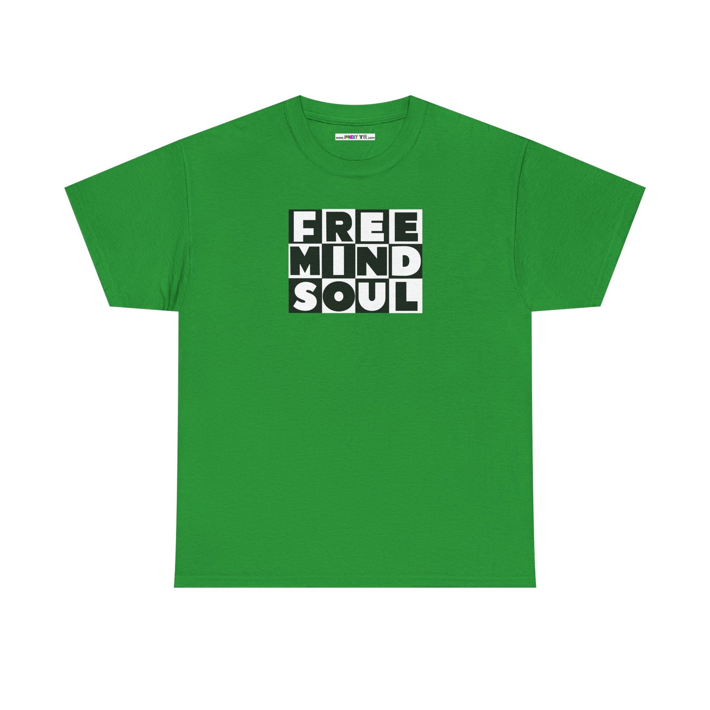 FREE MIND SOUL Unisex Heavy Cotton Tee