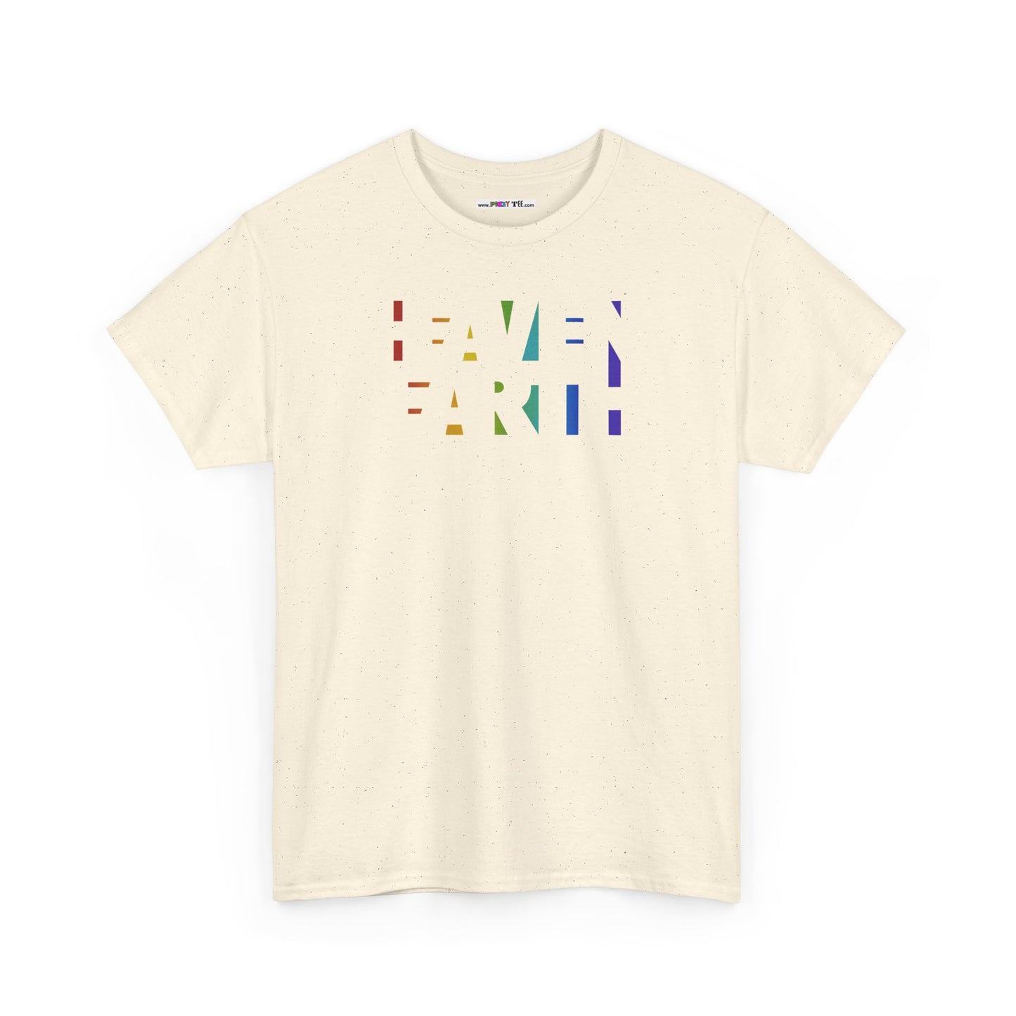 HEAVEN ON EARTH Unisex Heavy Cotton Tee — here now.