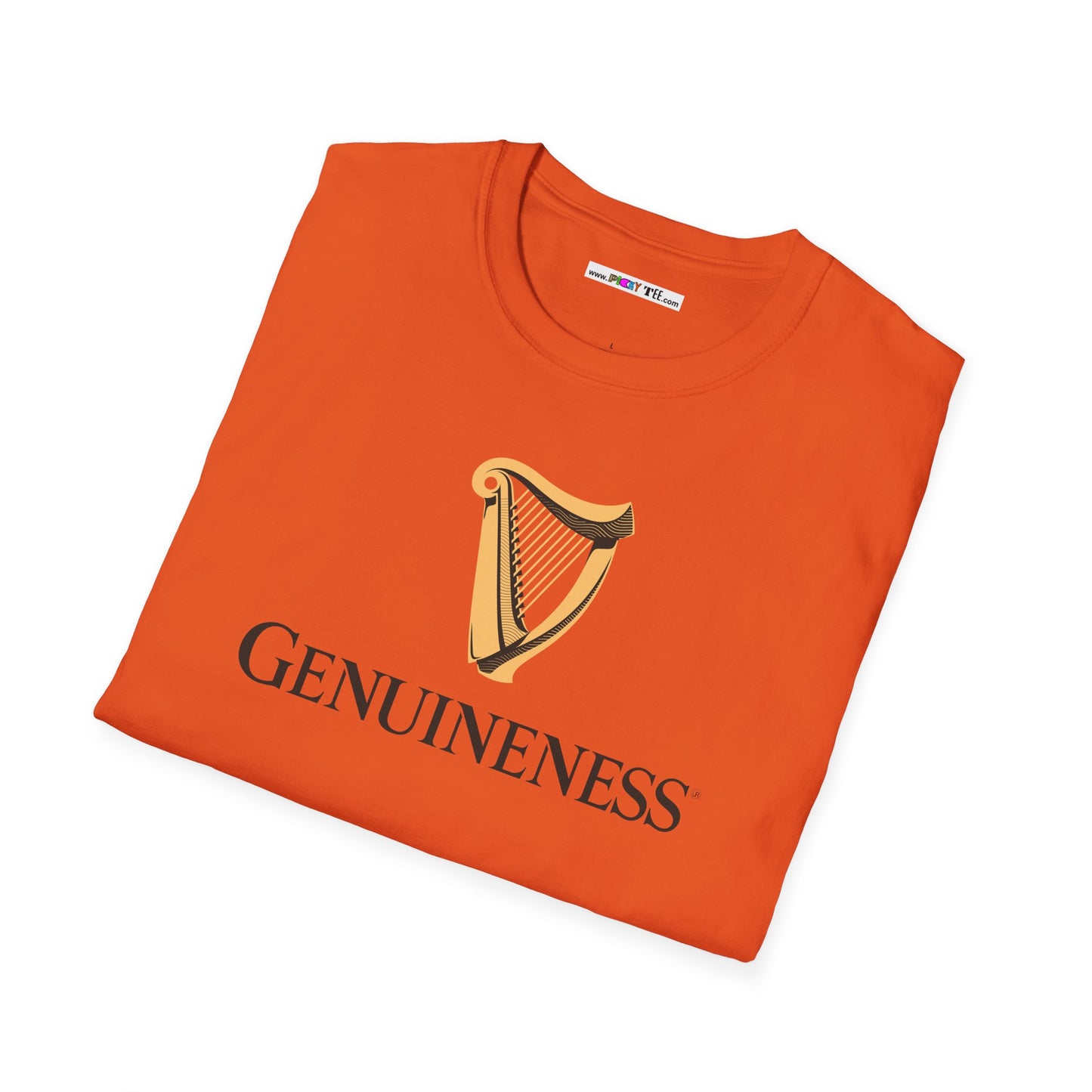 GENUINENESS Unisex Softstyle 100% Cotton T-Shirt