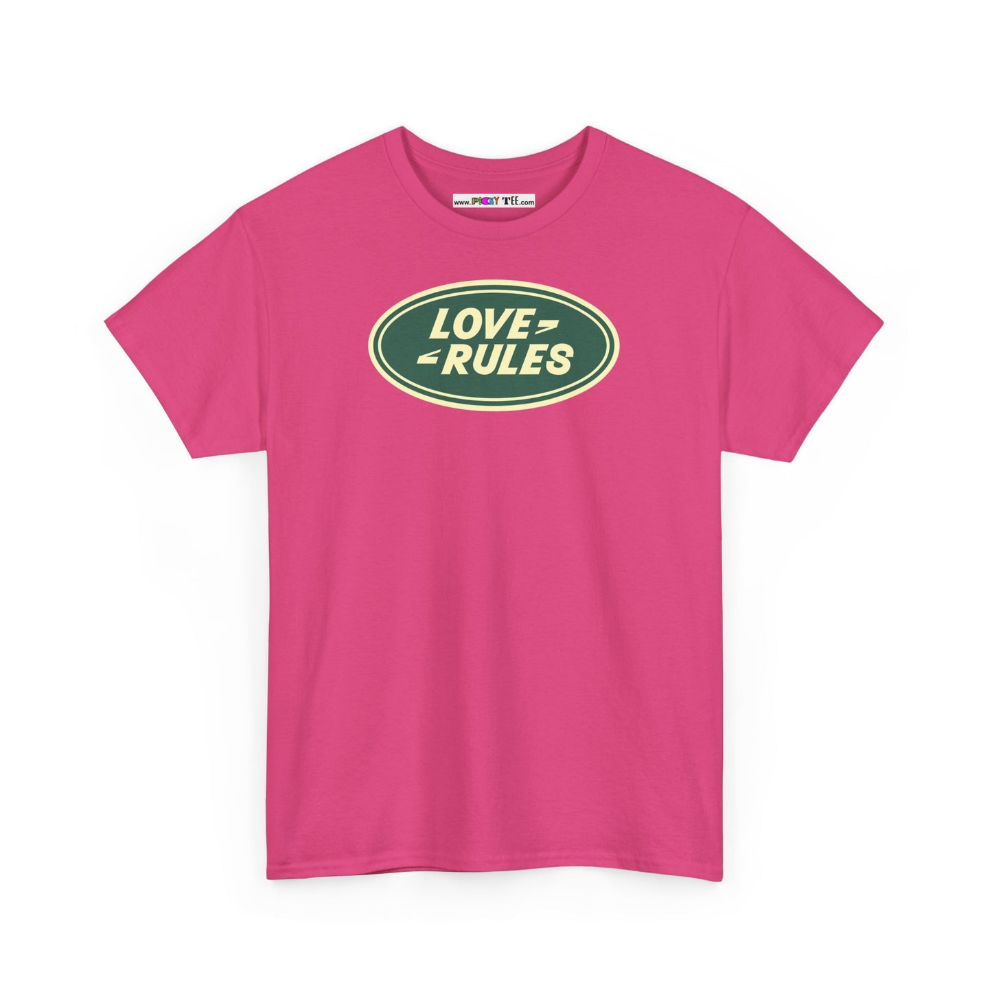 LOVE RULES Unisex Heavy Cotton Tee