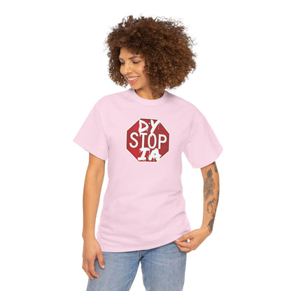 STOP DYSTOPIA Unisex Heavy Cotton Tee