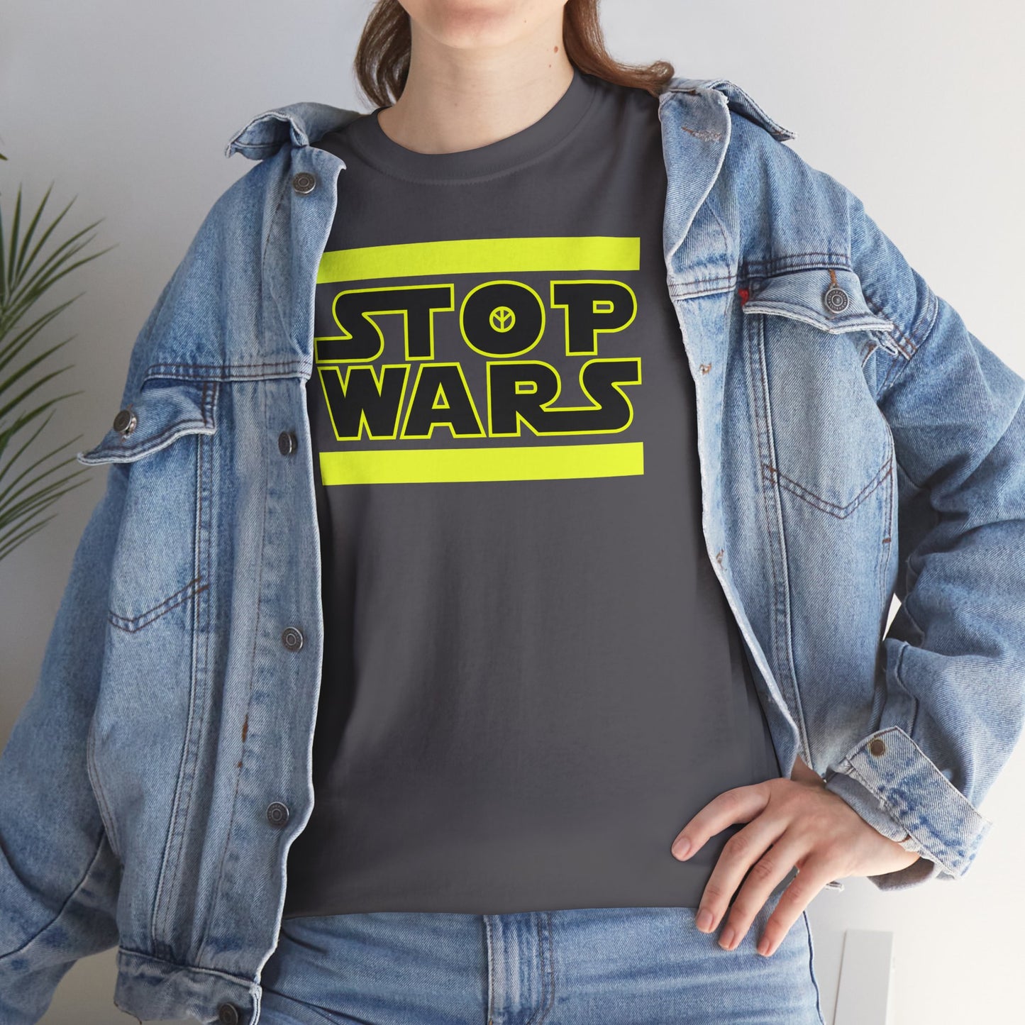 STOP WARS Unisex Heavy Cotton Tee