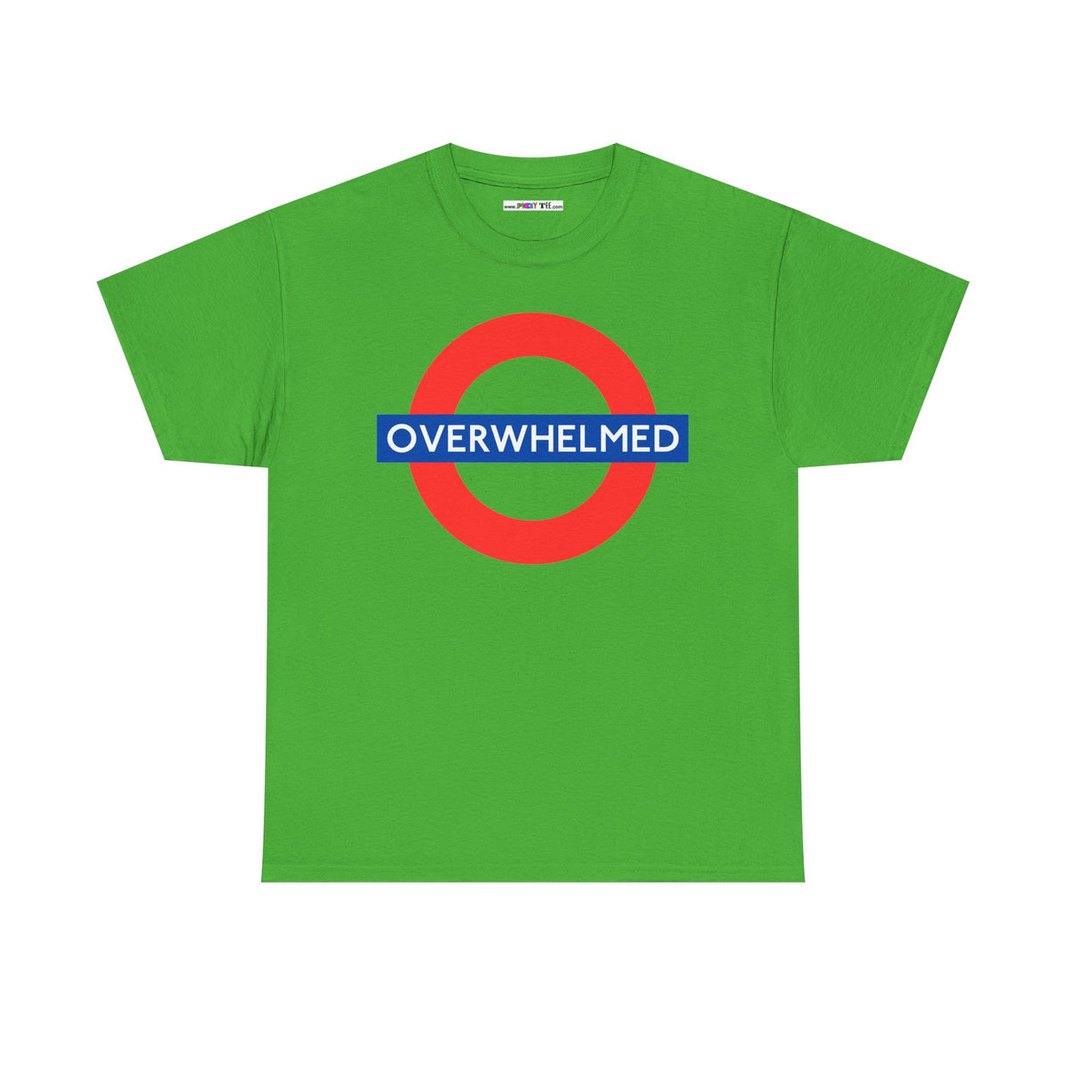 OVERWHELMED Unisex Heavy Cotton Tee