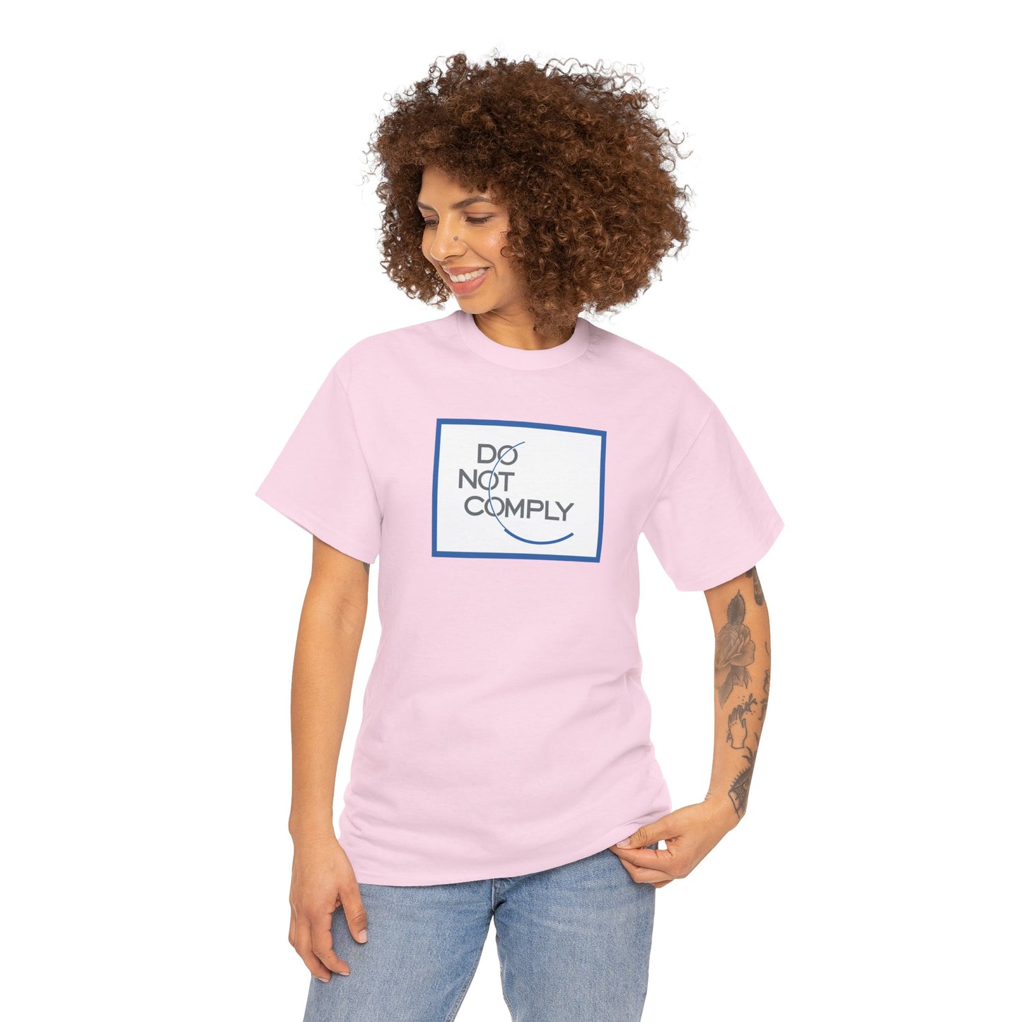 DO NOT COMPLY Unisex Heavy Cotton Tee
