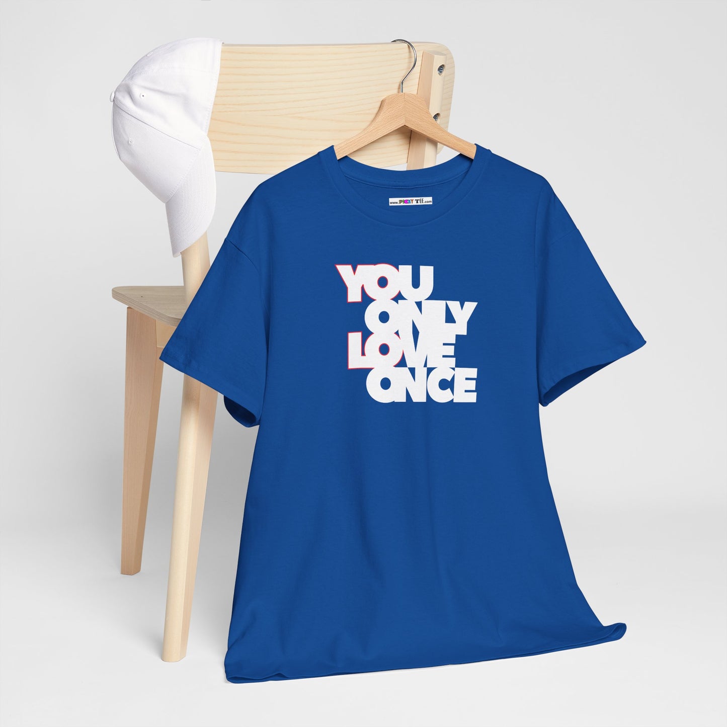 YOLO - YOU ONLY LOVE ONCE Unisex Heavy Cotton Tee