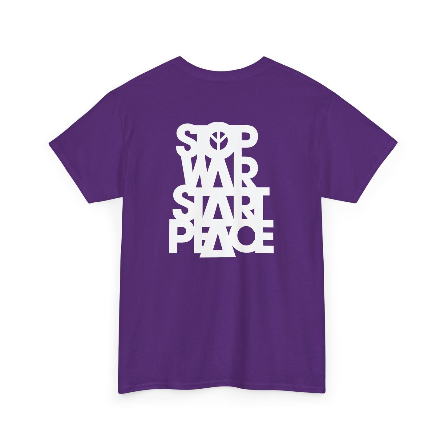 STOP WAR START PEACE Unisex Heavy Cotton Tee