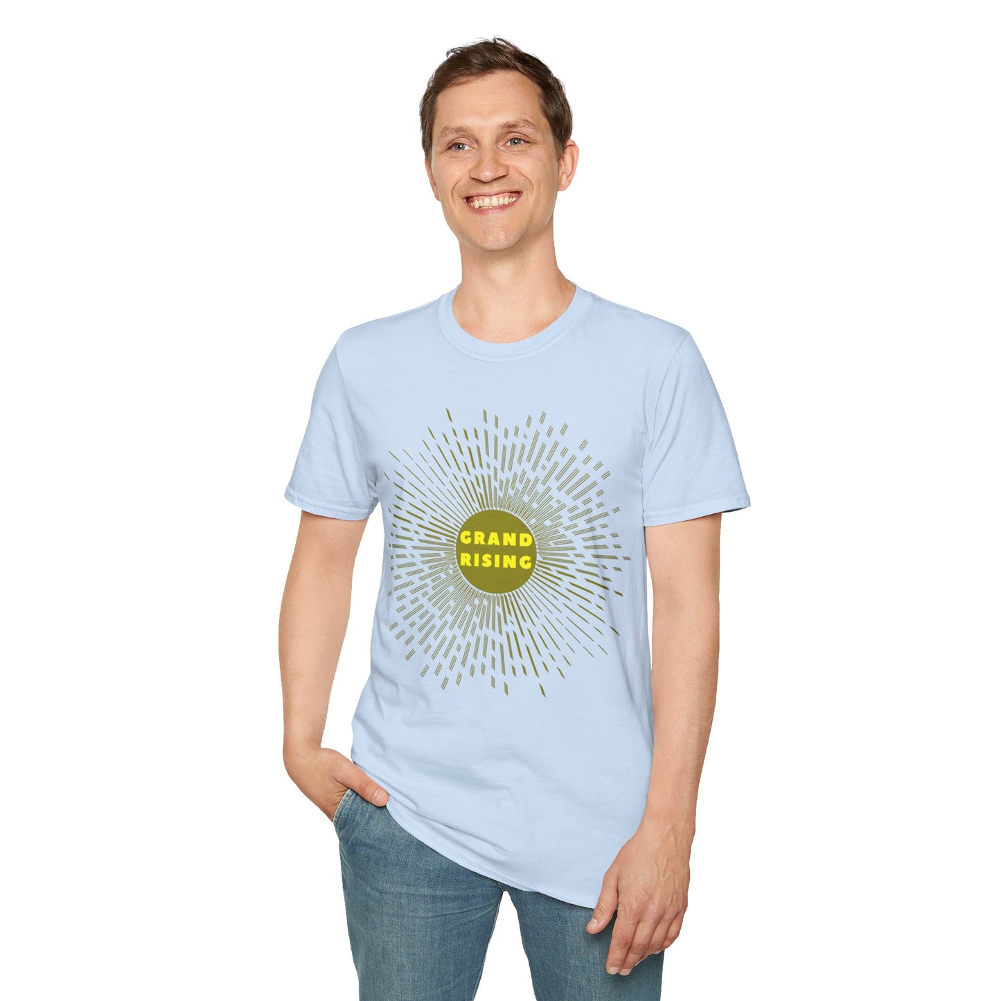 GRAND RISING Unisex Softstyle 100% Cotton T-Shirt