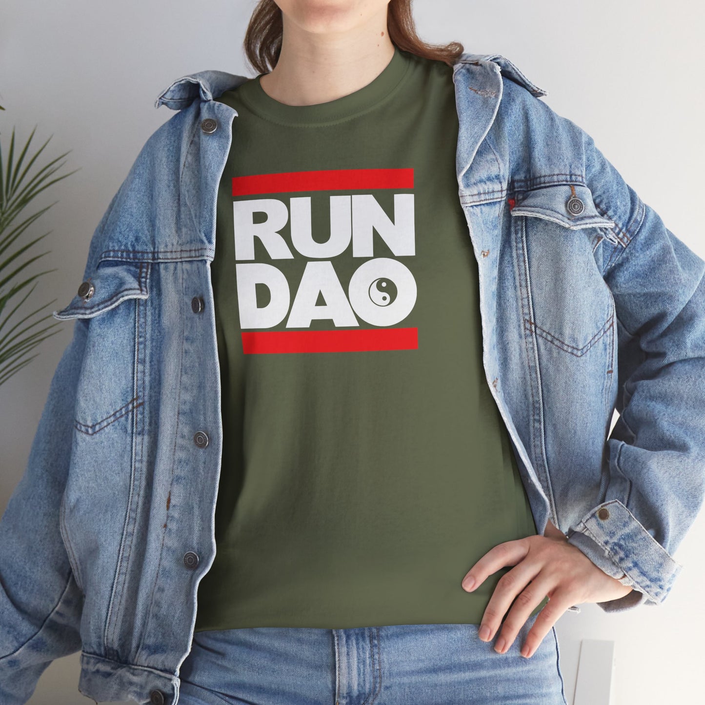RUN DAO Unisex Heavy Cotton Tee