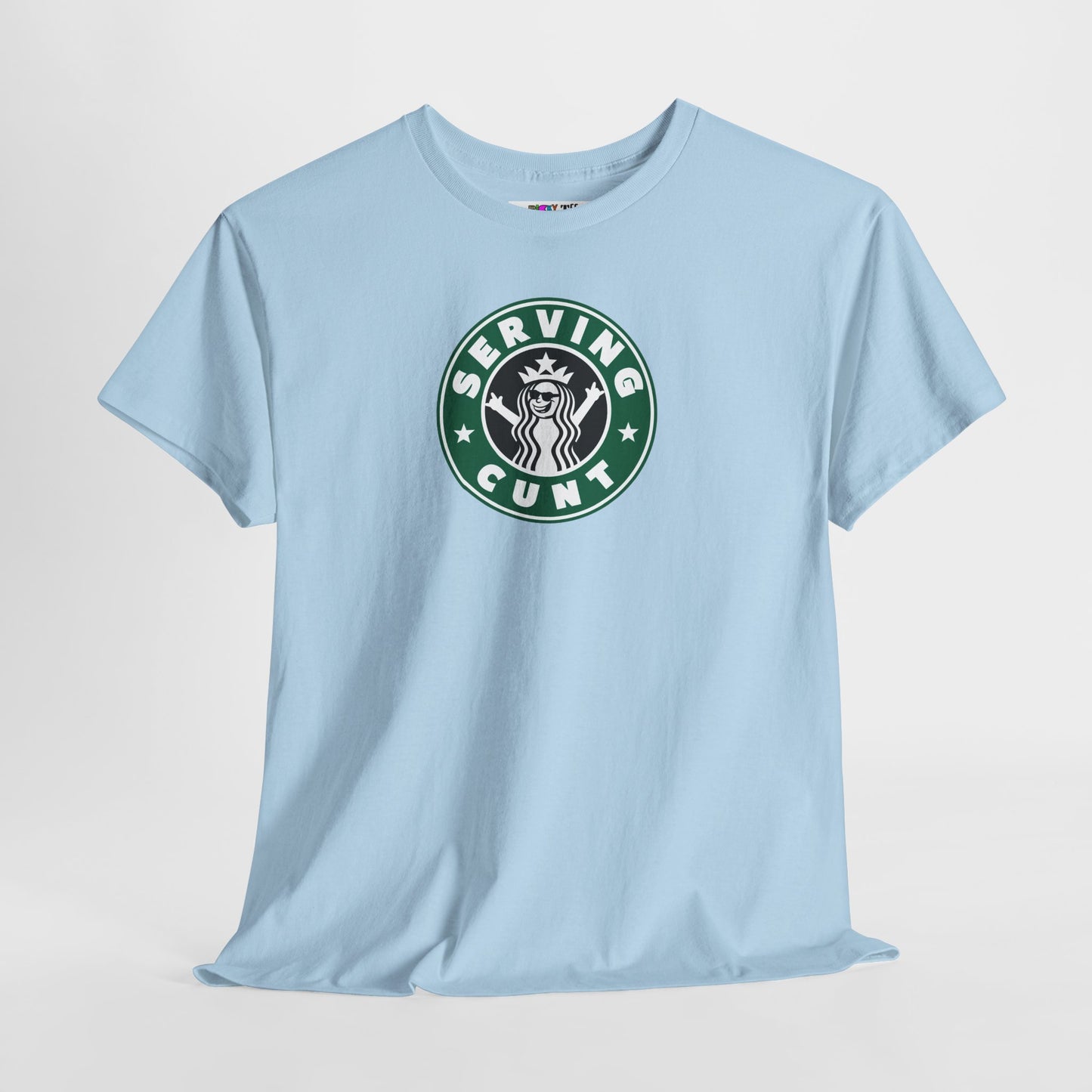 SERVINGCUNT Unisex Heavy Cotton Tee