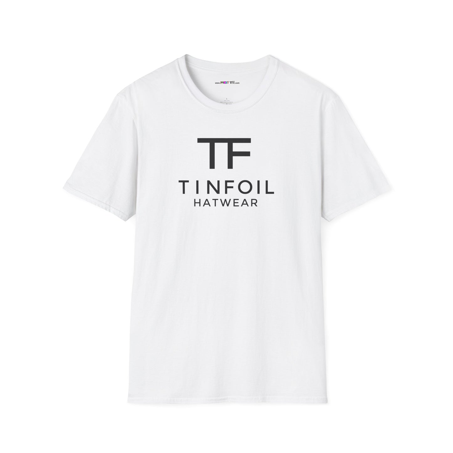 TF TIN FOIL HATWEAR Unisex Softstyle 100% Cotton T-Shirt