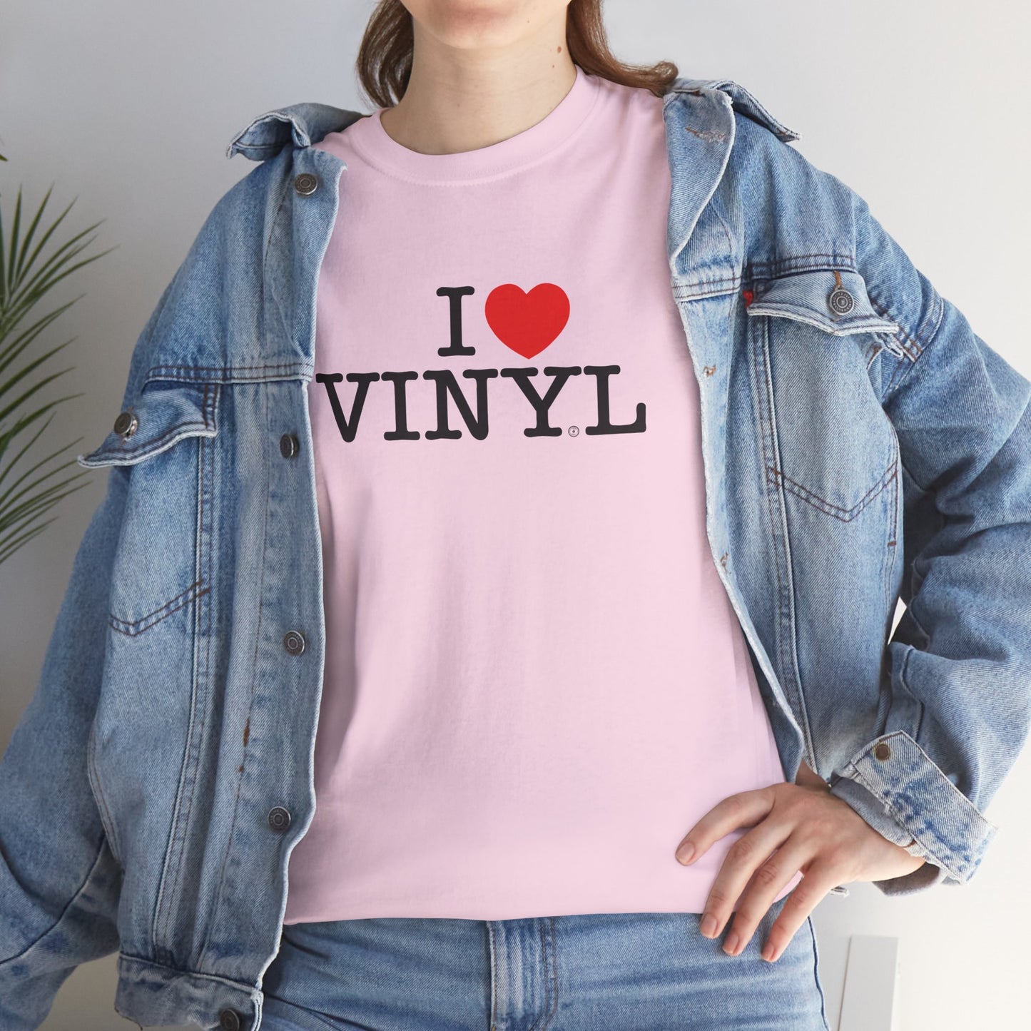 I ❤️ VINYL Unisex Heavy Cotton Tee