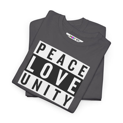 PEACELOVEUNITY Unisex Heavy Cotton Tee