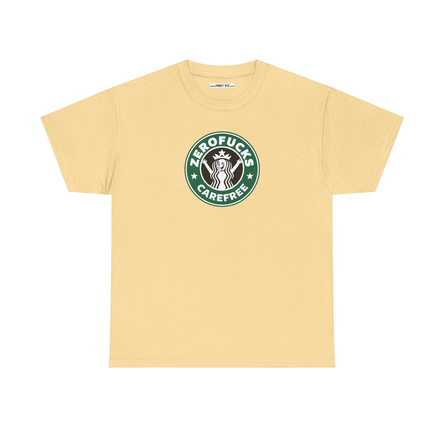 ZEROFUCKS CAREFREE Unisex Heavy Cotton Tee