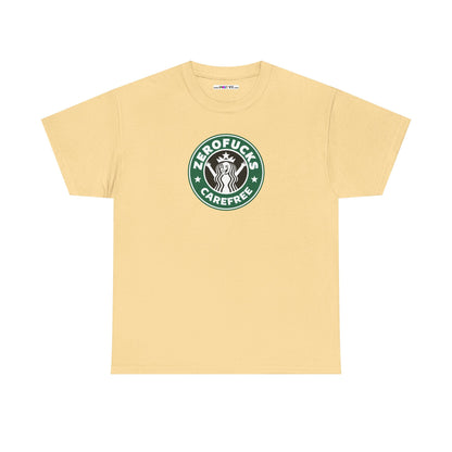 ZEROFUCKS CAREFREE Unisex Heavy Cotton Tee