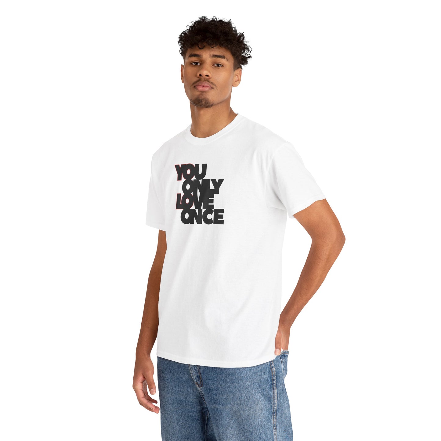 YOLO - YOU ONLY LOVE ONCE Unisex Heavy Cotton Tee