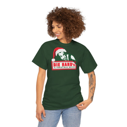 DIE HARD'S A CHRISTMAS MOVIE  Unisex Heavy Cotton Tee
