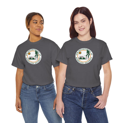 HOMELAND SECURITY (OUR DEPARTMENT OF) Unisex Heavy Cotton Tee