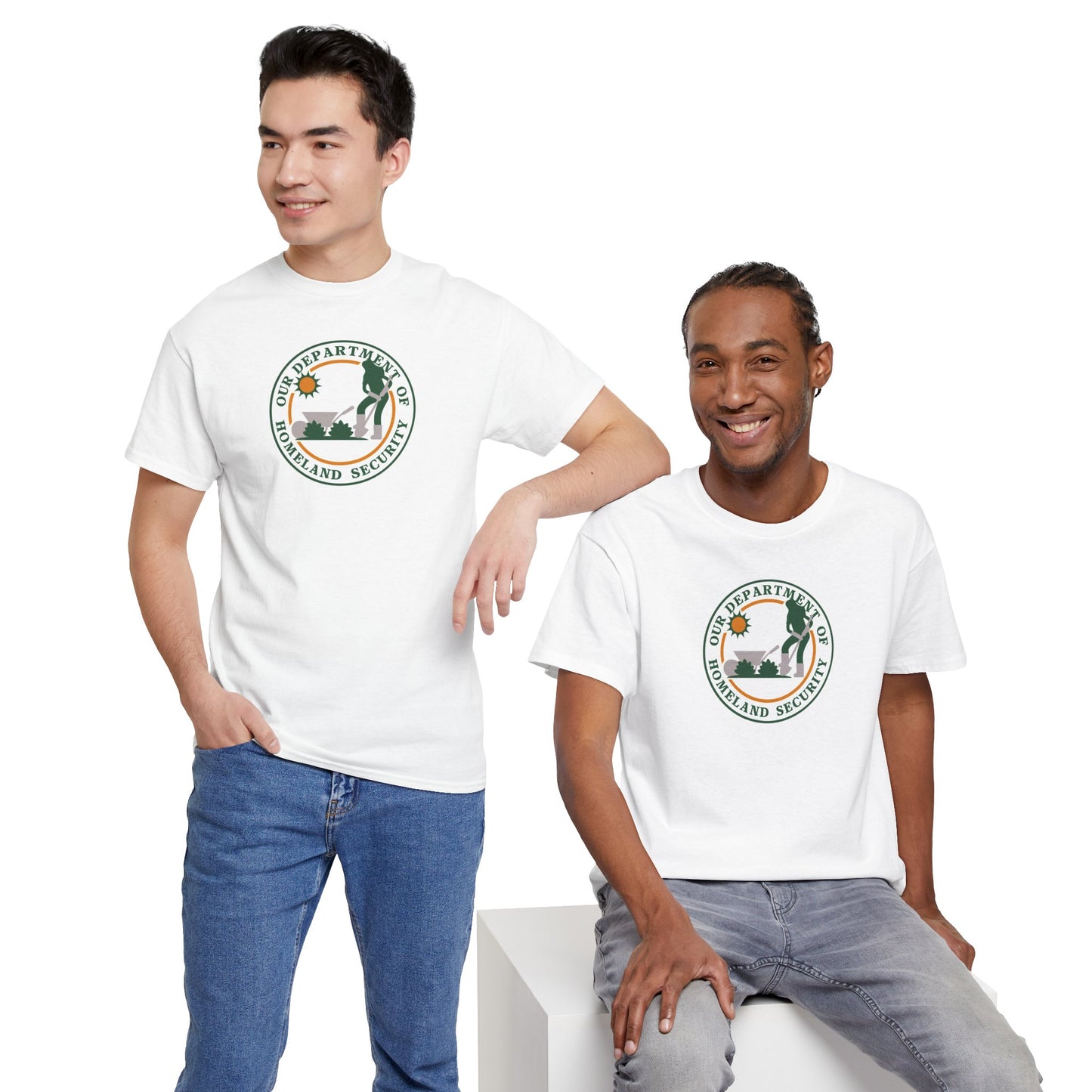 HOMELAND SECURITY (OUR DEPARTMENT OF) Unisex Heavy Cotton Tee