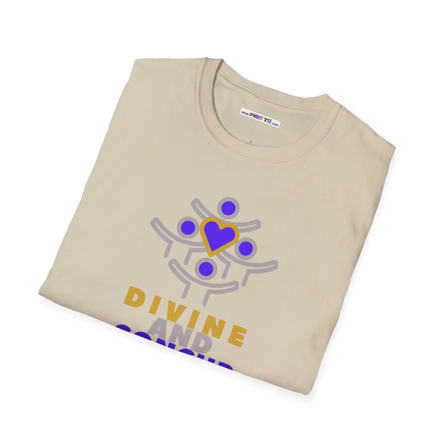 DIVINE AND CONCUR Unisex Softstyle 100% Cotton T-Shirt