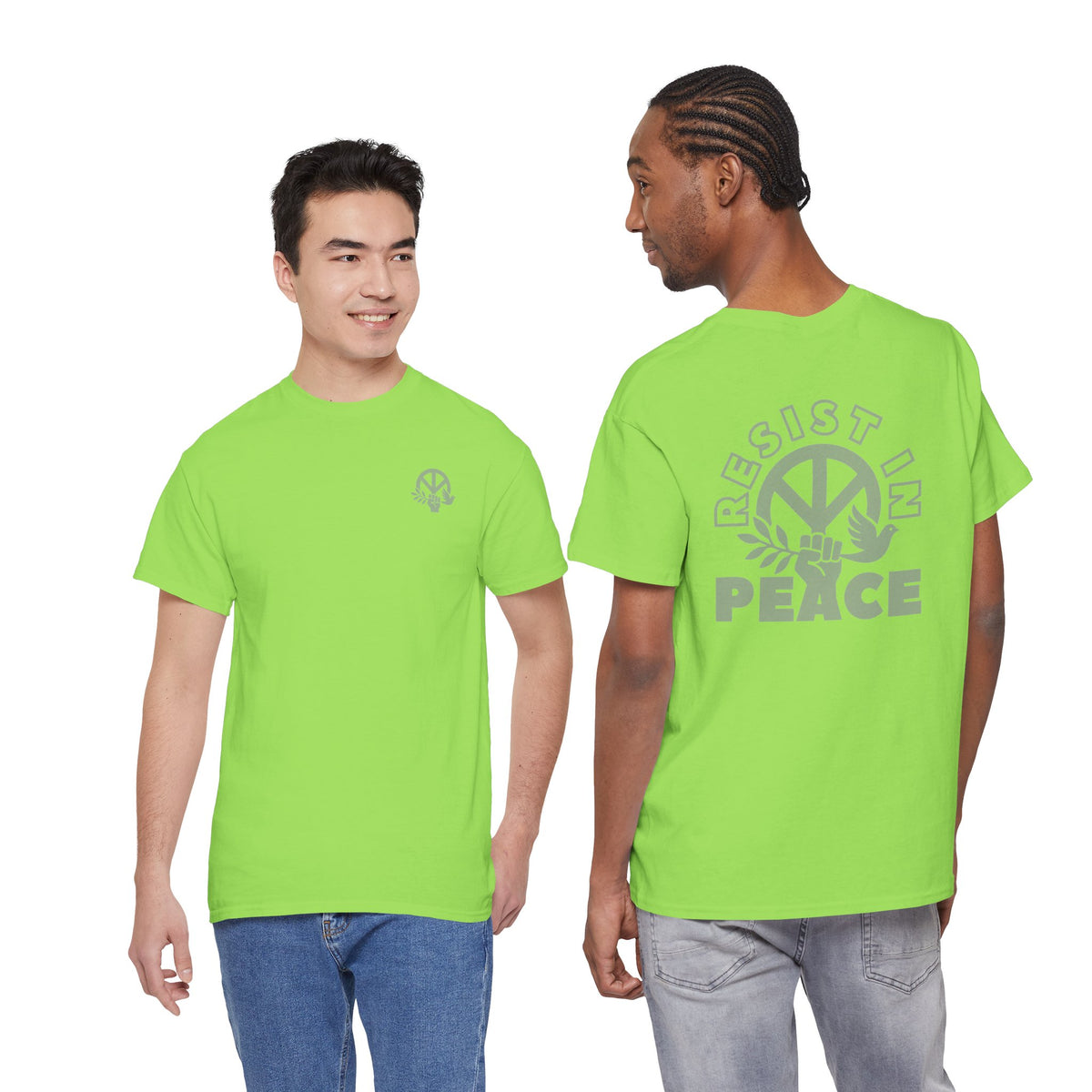 RESIST IN PEACE Unisex Heavy Cotton Tee