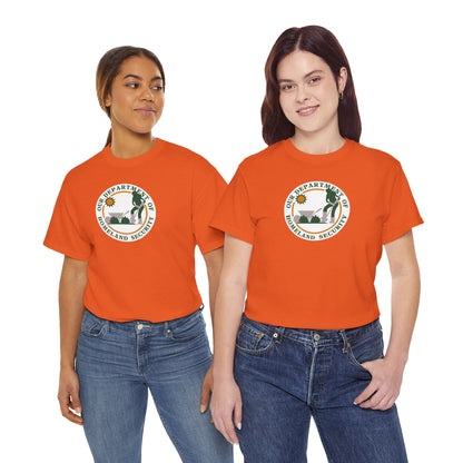 HOMELAND SECURITY (OUR DEPARTMENT OF) Unisex Heavy Cotton Tee