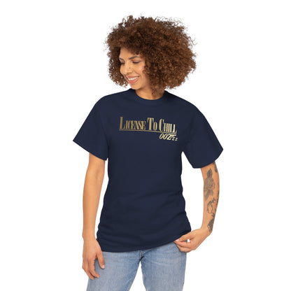 LICENSE TO CHILL 00Zzz Unisex Heavy Cotton Tee
