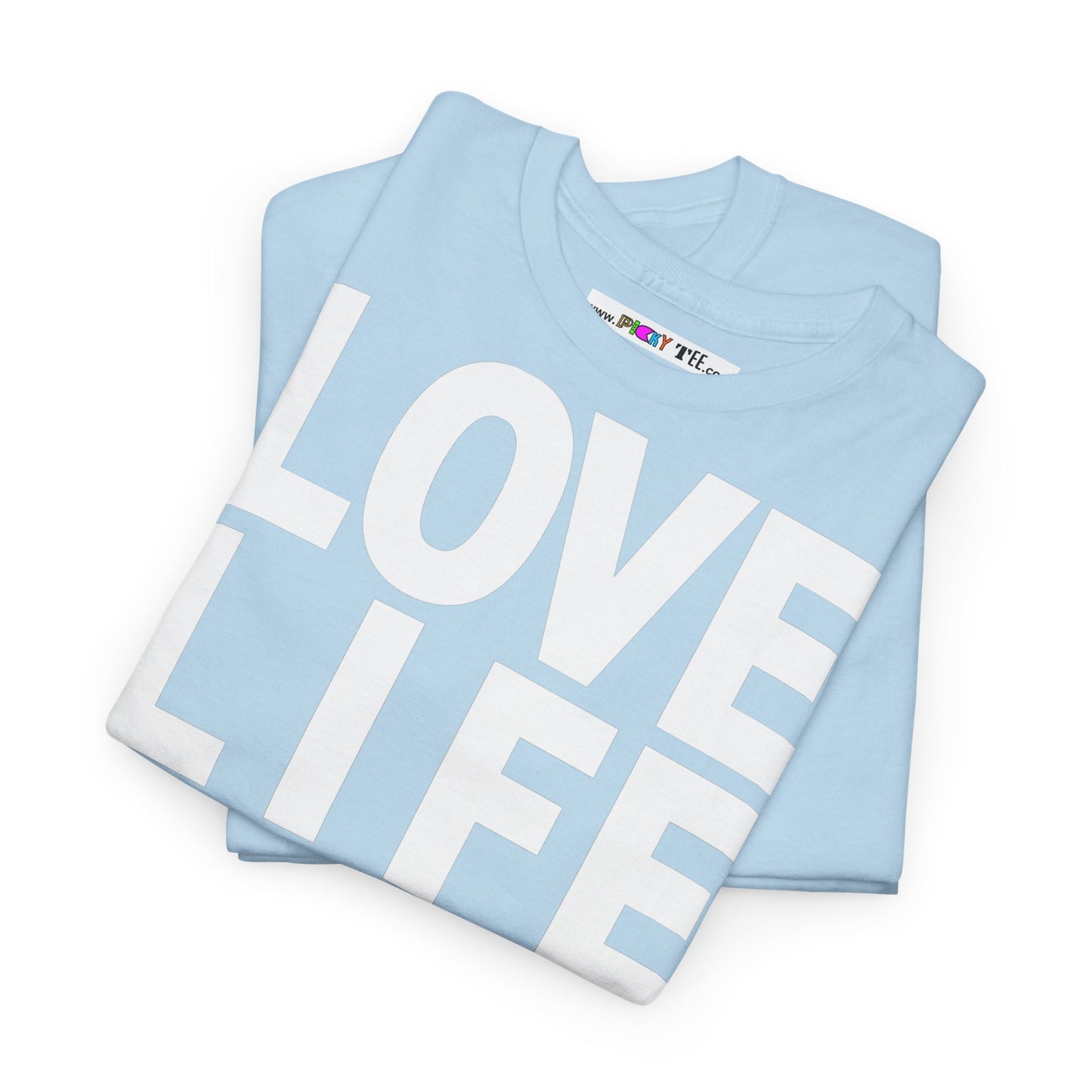 LOVE LIFE LIVE LOVE Unisex Heavy Cotton Tee