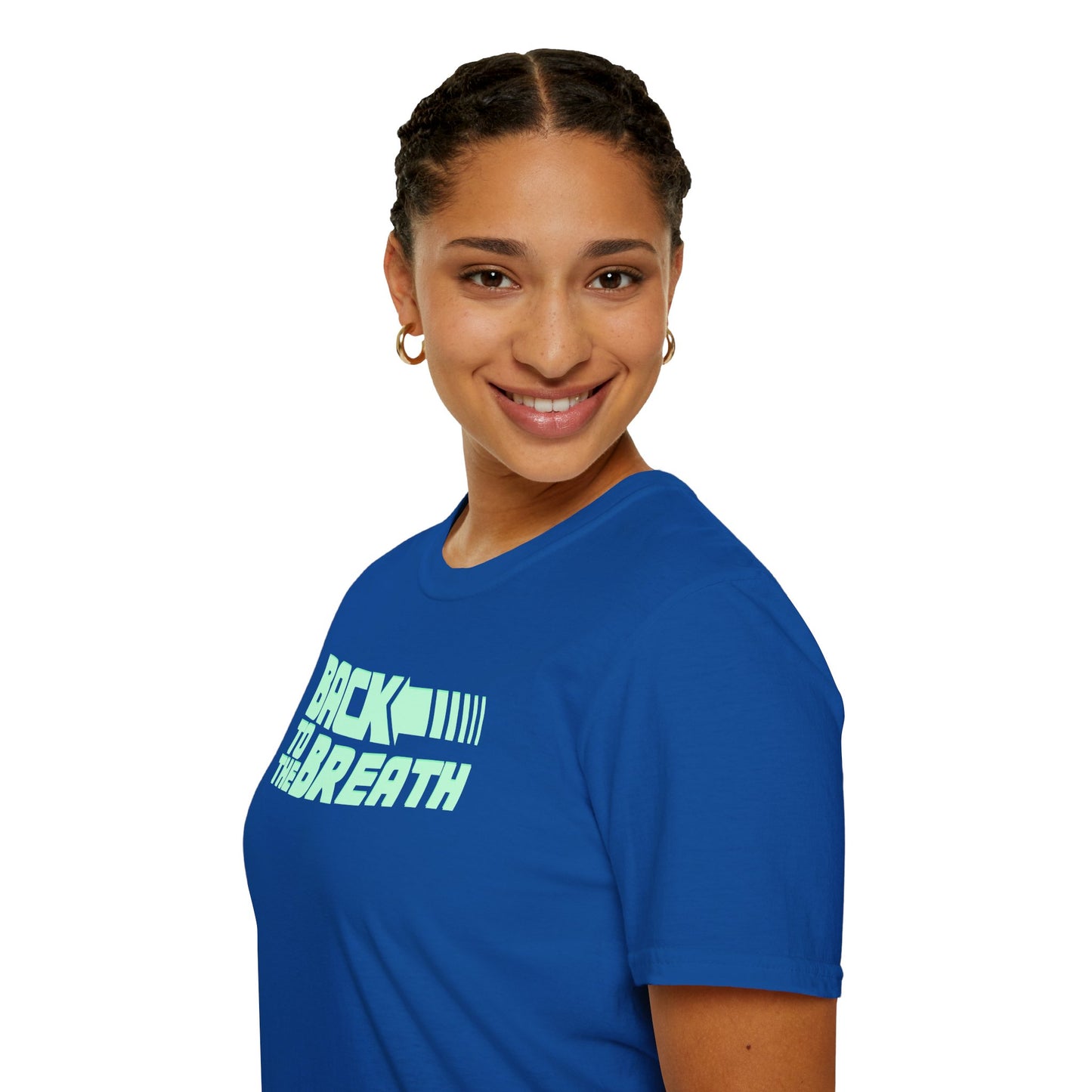 BACK TO THE BREATH Unisex Softstyle 100% Cotton T-Shirt