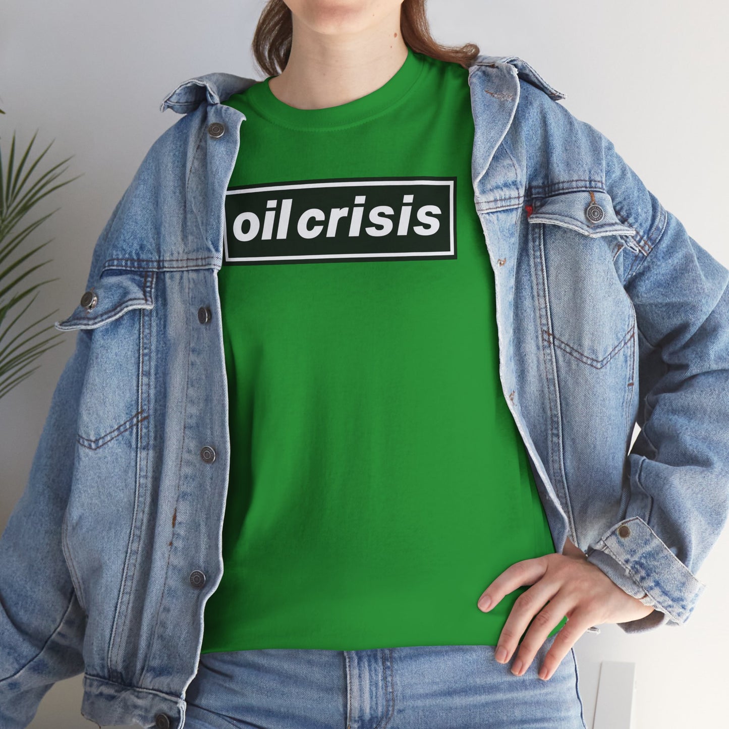 oil crisis/Foil THE crisis Unisex Heavy Cotton Tee