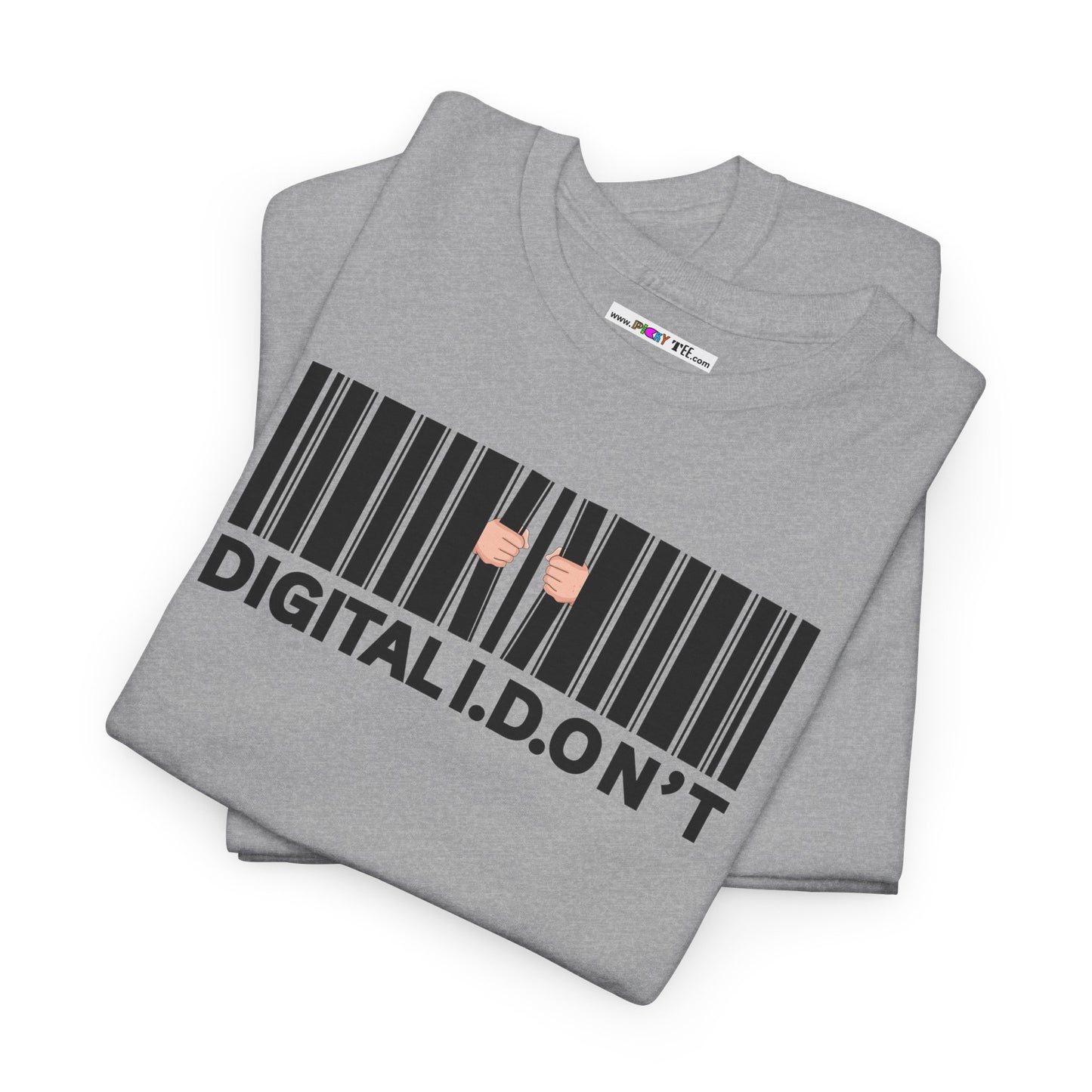 DIGITAL I.D.ON'T Unisex Heavy Cotton Tee