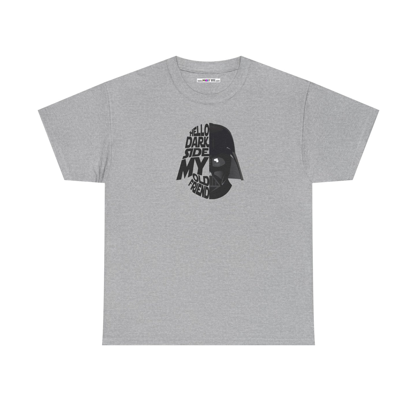 HELLO DARKSIDE MY OLD FRIEND Unisex Heavy Cotton Tee