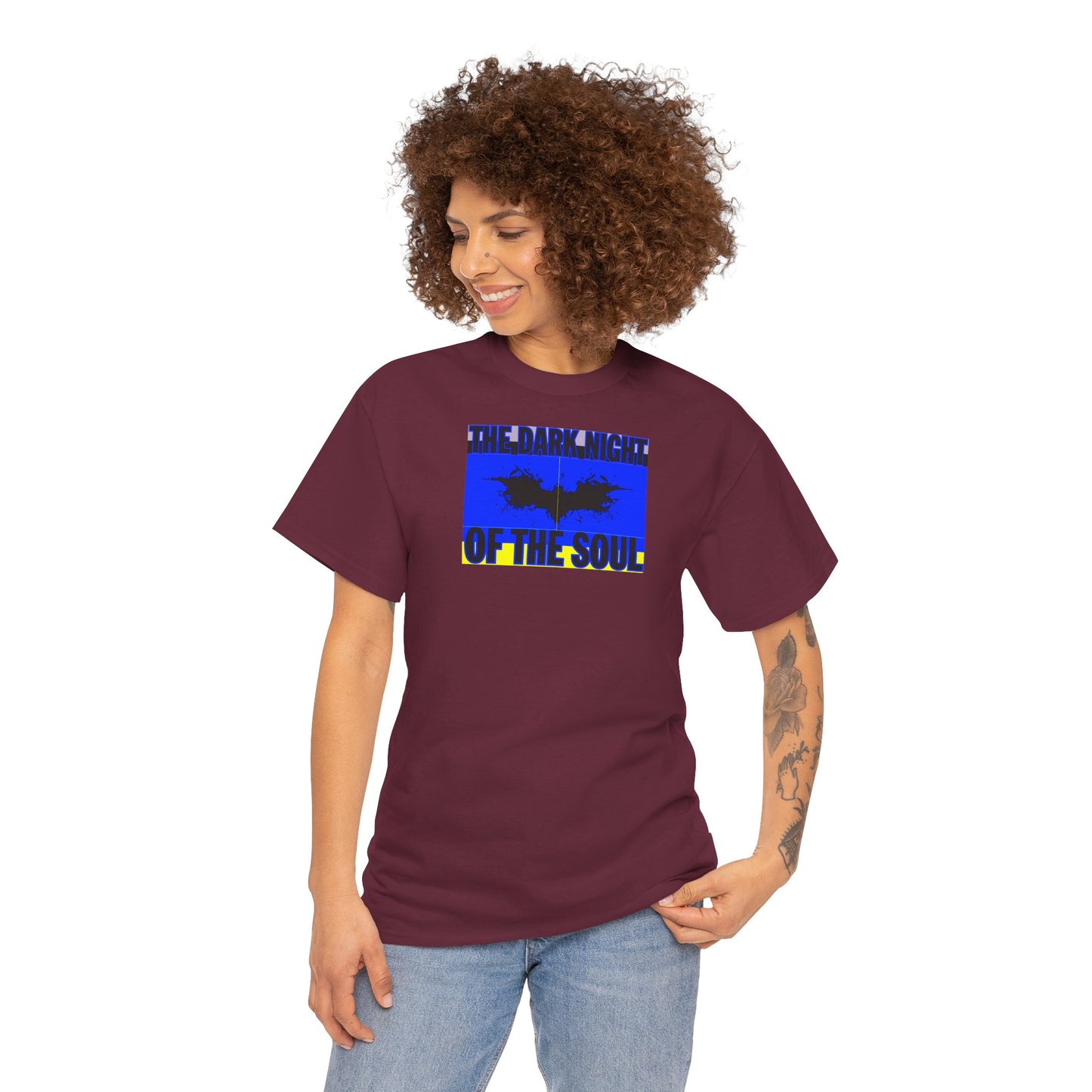 THE DARK NIGHT OF THE SOUL Unisex Heavy Cotton Tee