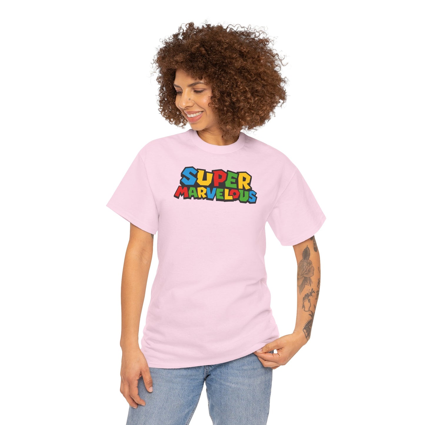 SUPER MARVELOUS Unisex Heavy Cotton Tee
