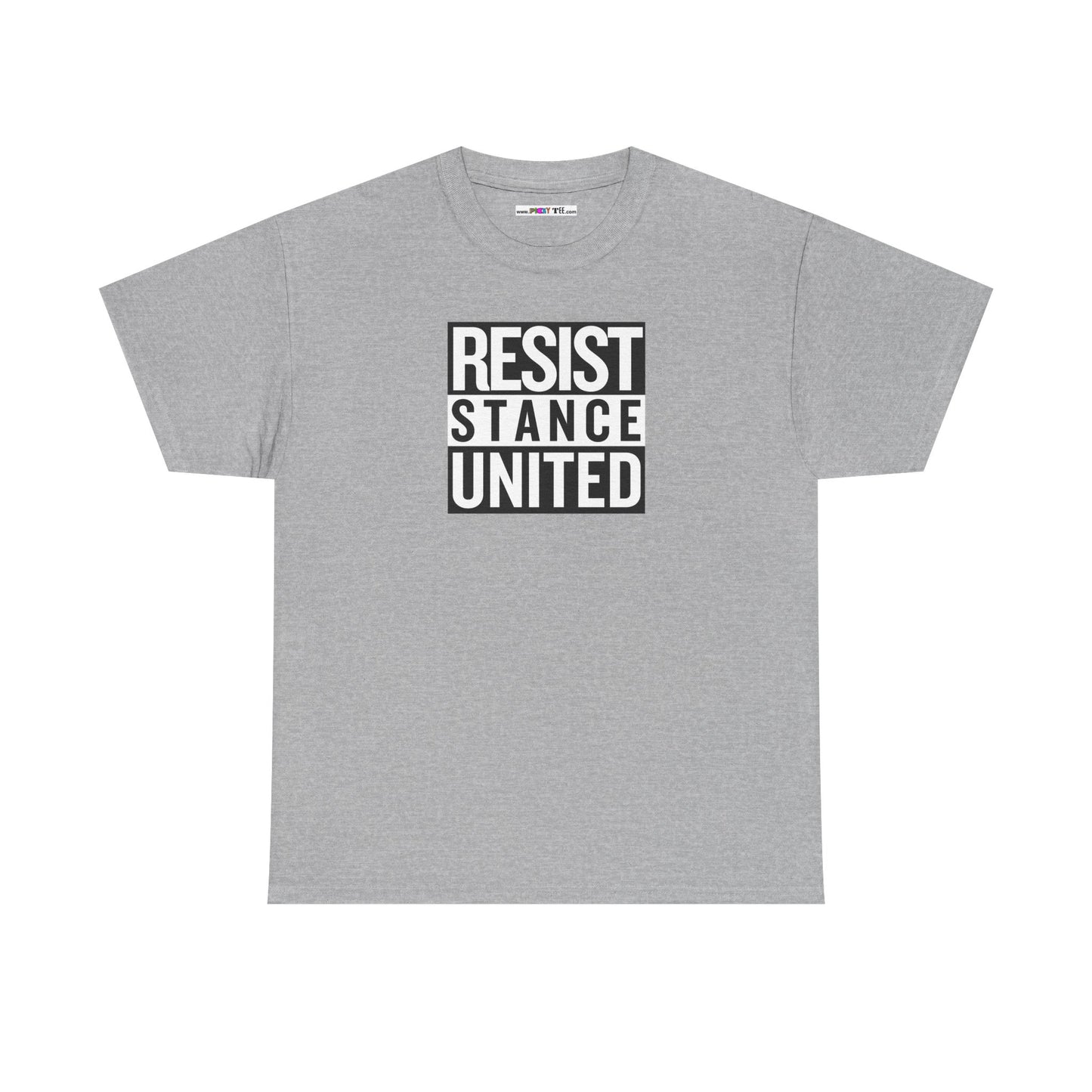 RESIST STANCE UNITED Unisex Heavy Cotton Tee