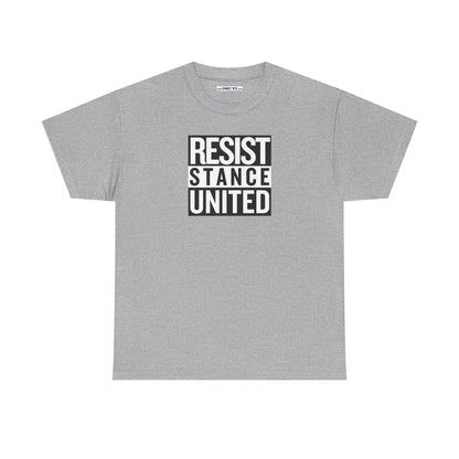 RESIST STANCE UNITED Unisex Heavy Cotton Tee