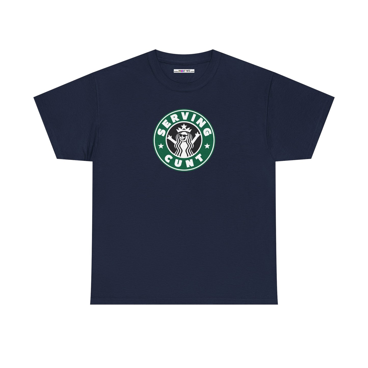 SERVINGCUNT Unisex Heavy Cotton Tee