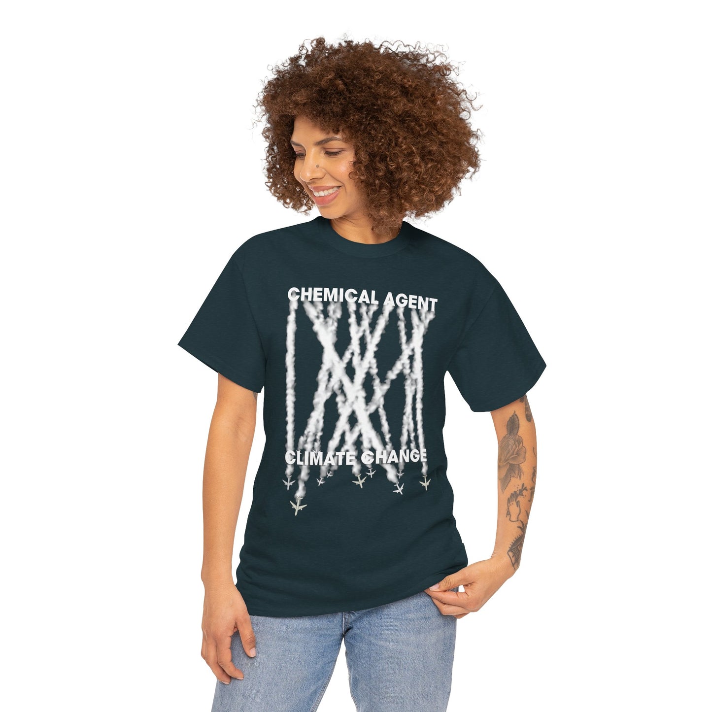 CHEMICAL AGENT/CLIMATE CHANGE Unisex Heavy Cotton Tee