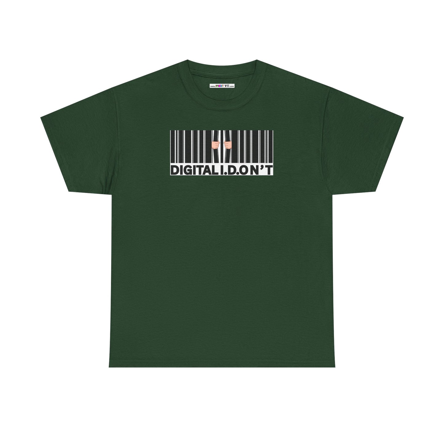 DIGITAL I.D.ON'T Unisex Heavy Cotton Tee