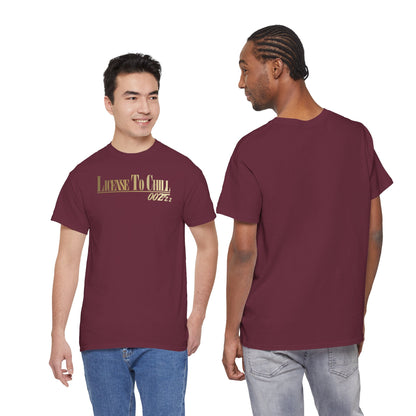 LICENSE TO CHILL 00Zzz Unisex Heavy Cotton Tee